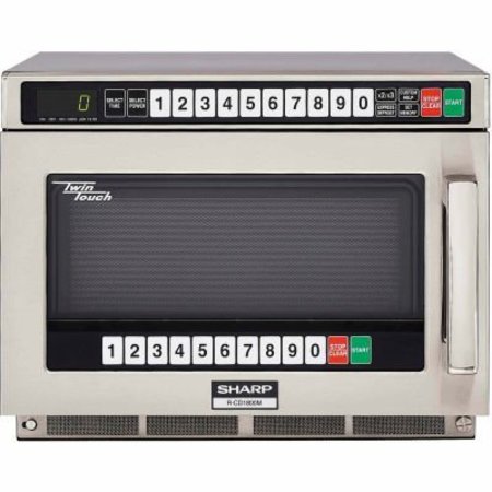 SHARP ELECTRONICS Sharp® Commercial Microwave Oven, 0.75 Cu. Ft., 1800 Watt, TwinTouch Controls RCD1800M